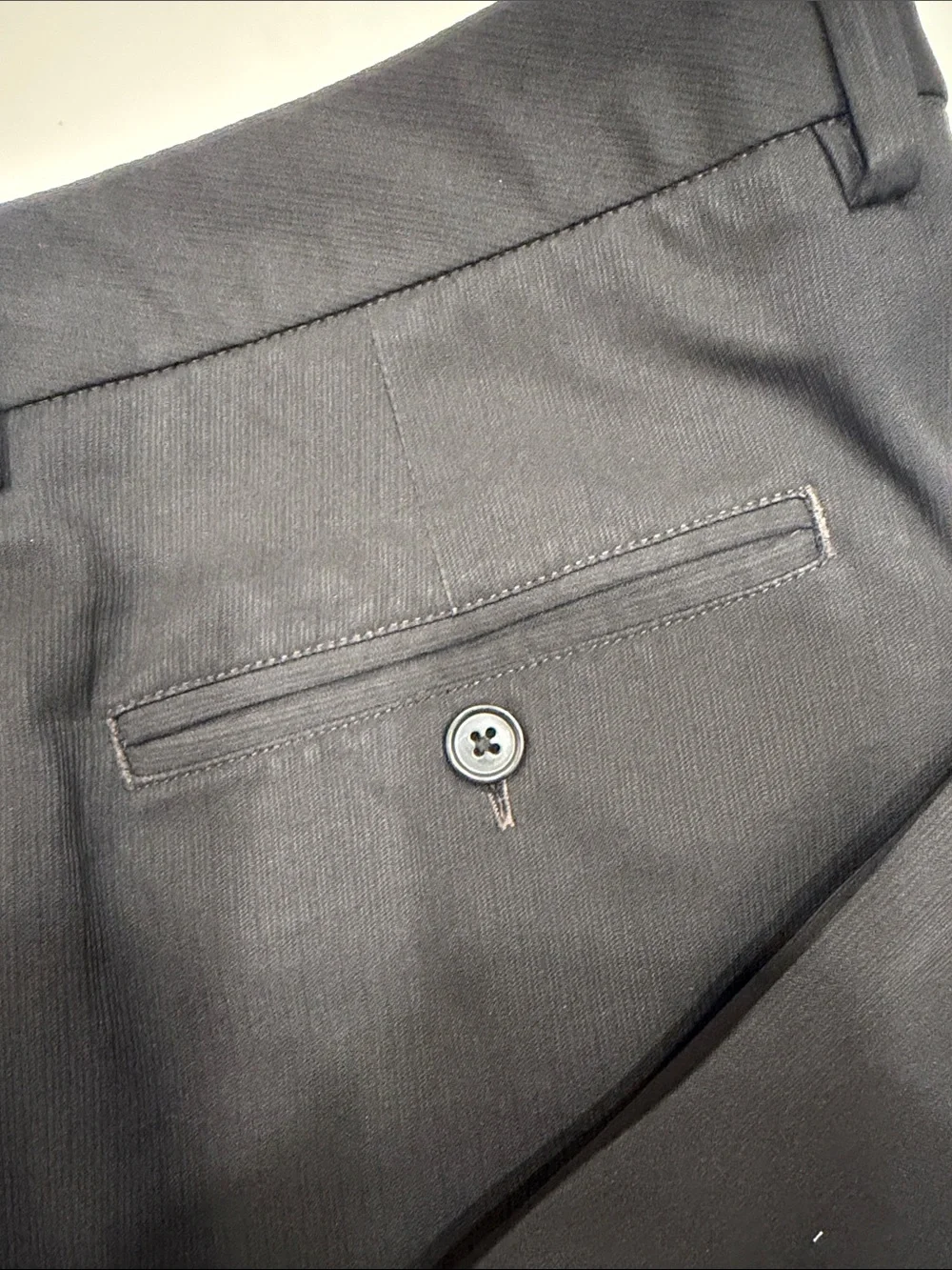 Kenneth Cole New York Black Dress Slacks - Flat Front